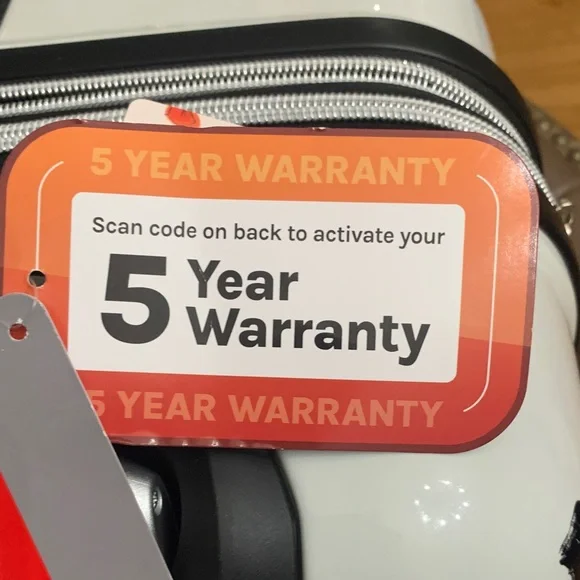 White Hard-Shell Emily in Paris Carry-On with Paris Sketch & Lavender Accents - Picture 15 of 16